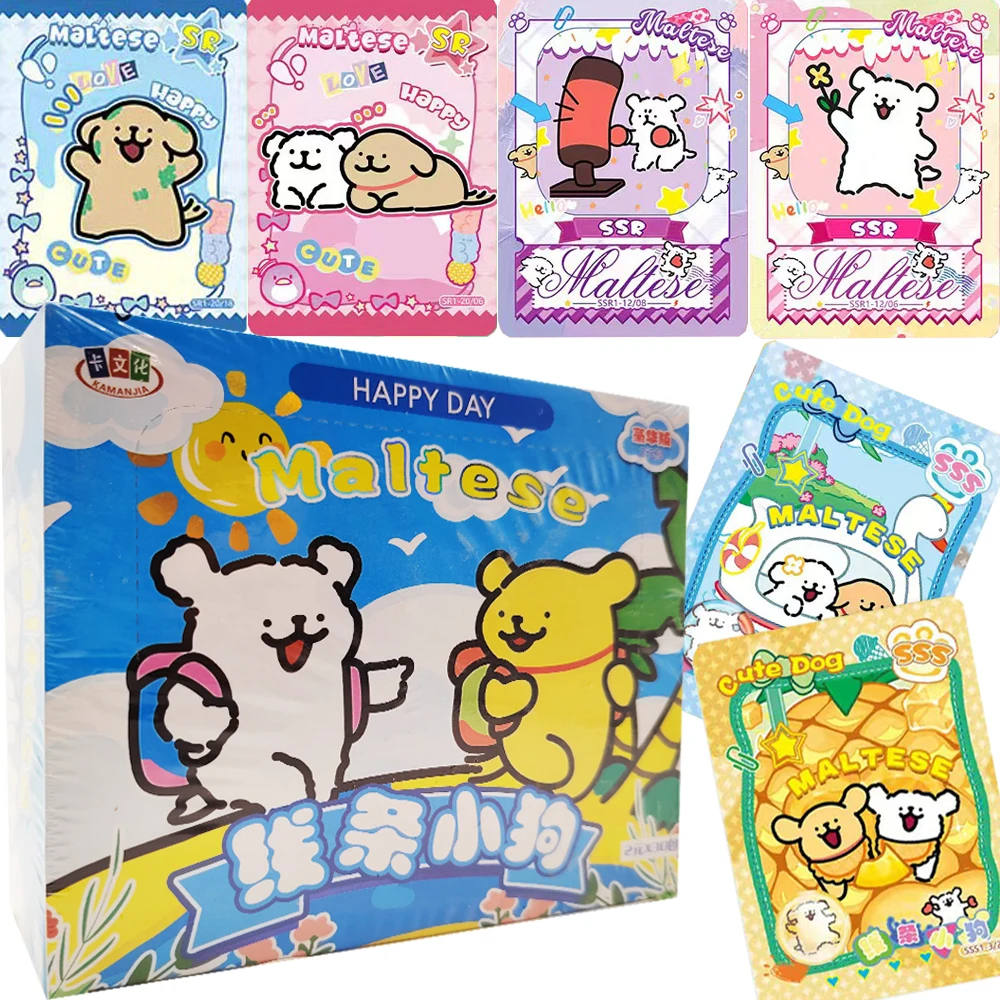 

Fashion Trend Anime Collection Cards Fans' Favorite Cute Cartoon IP Character Happy Day Exquisite Puzzle Cards Creative Gifts