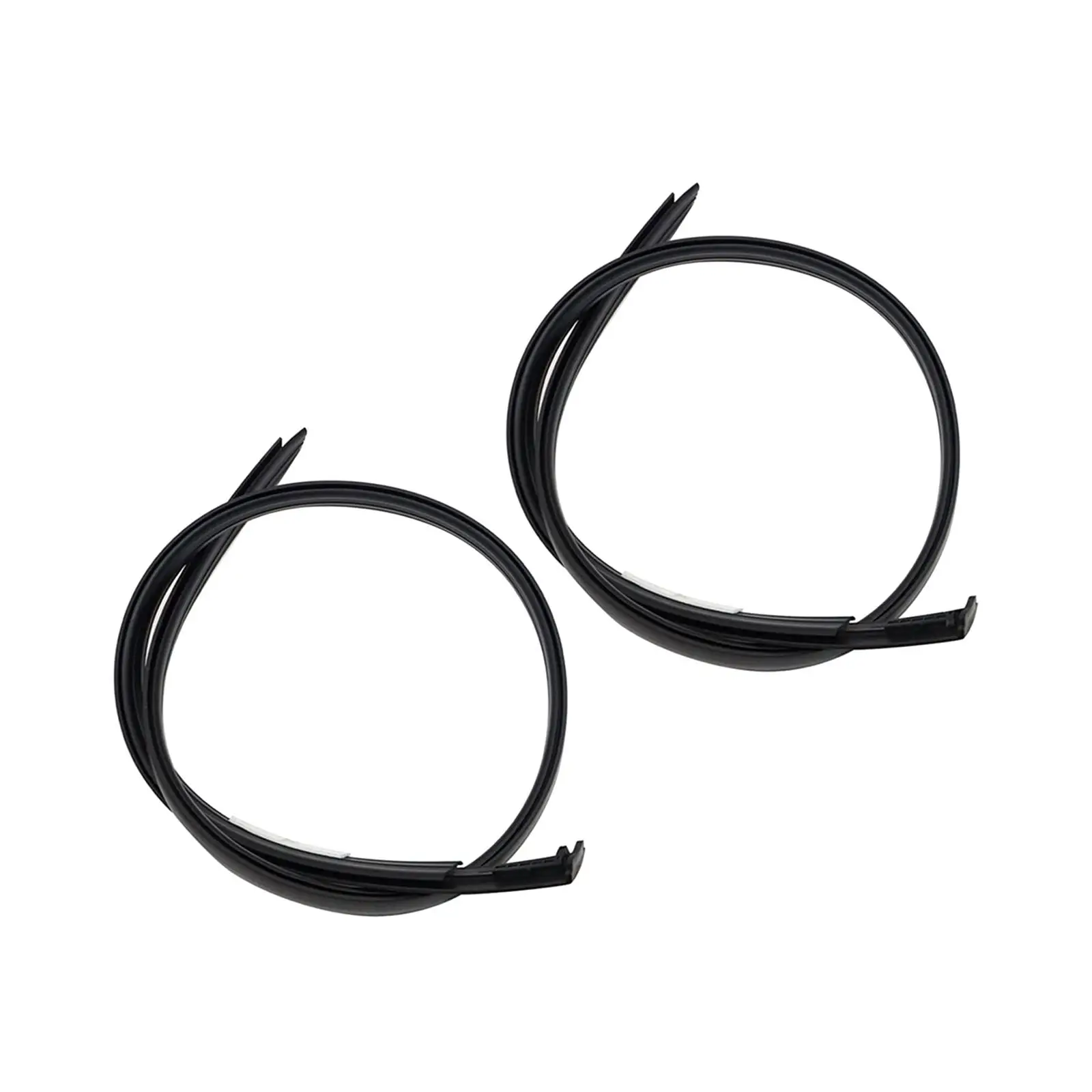 

Pair Roof Drip Molding Weatherstrips 755520C050 Rubber for Tundra Double Cab 07-20 Vehicle Repair Parts Easily Install