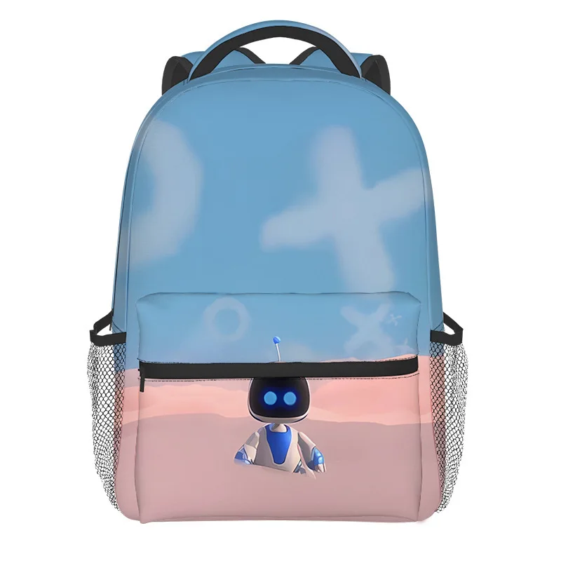 Harajuku Popular divertido Astro Bot estudiante Bookbag Notebook mochilas 3D impreso Oxford impermeable niños/niñas mochilas de viaje