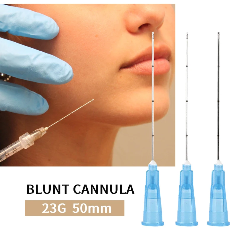 

Бесплатная доставка, стерильная микроканюля Blunt, 25 г, 27 г, 50 мм, 70 мм