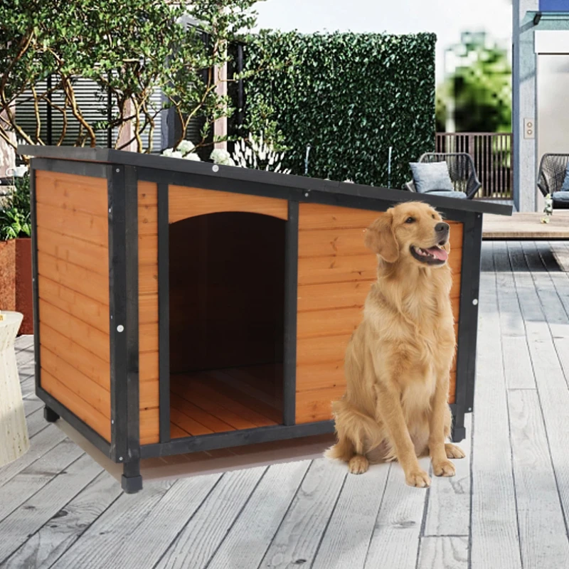 Tiny Supplies House Dog Crate Camping Outdoor Live Furniture Prefab Dog Crate Large Villa Niche Pour Chien Pet Products RR50HK