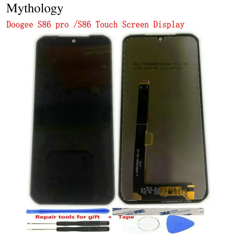 

Для Doogee S86 Pro оригинальный ЖК-дисплей с сенсорным экраном, запасные части для мобильных телефонов