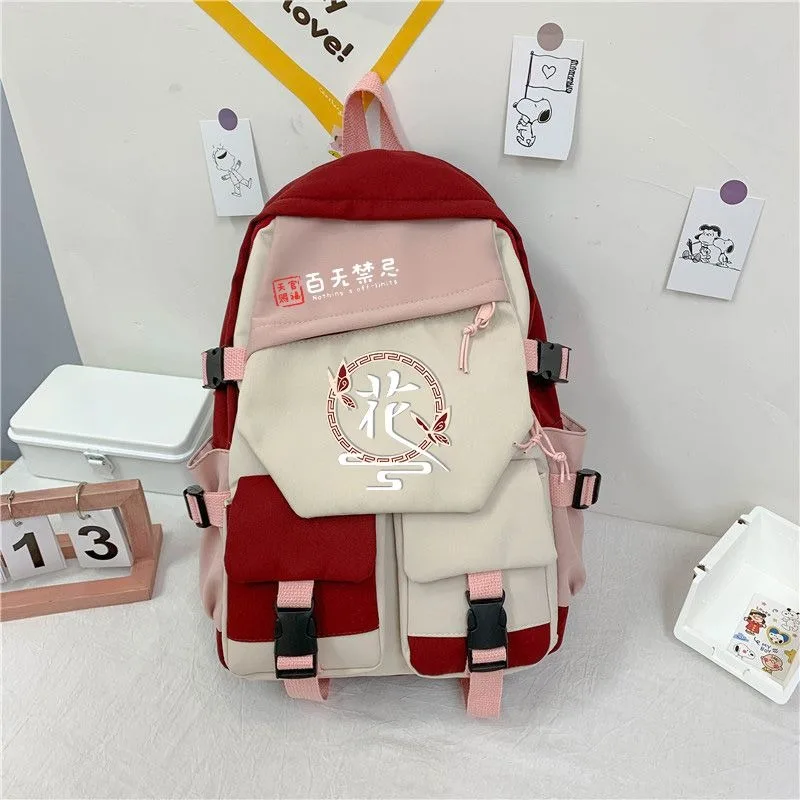Heaven officials blessing Tian guan ci fu Student Kids Teens School Bags, Large Capacity Mochilas Anime Backpacks For Girls Boys