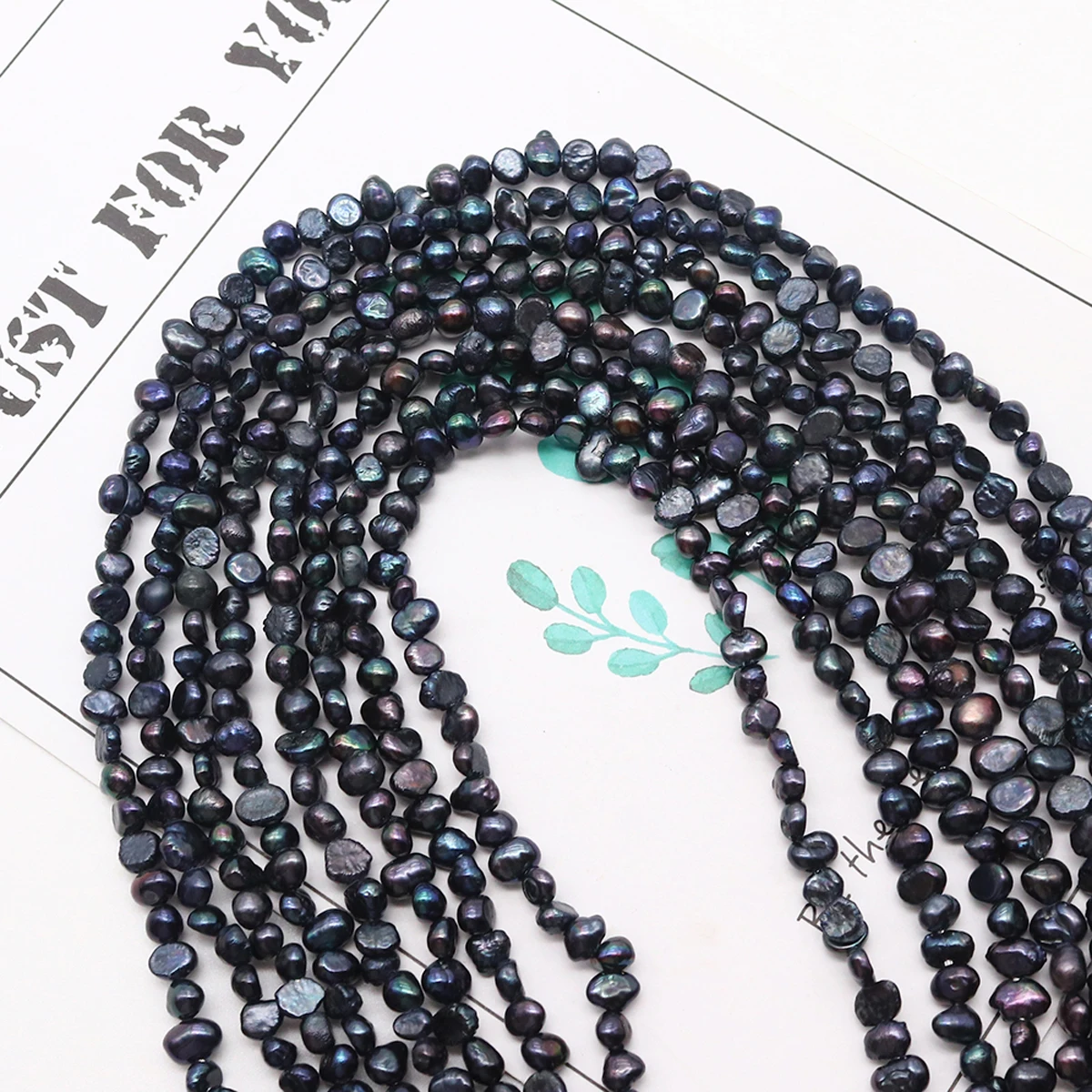 36cm 3‑4mm Natural Freshwater Pearl Beads Irregular Baroque Loose Pearl Beads Strand for DIY Bracelet Necklace Jewelry Making