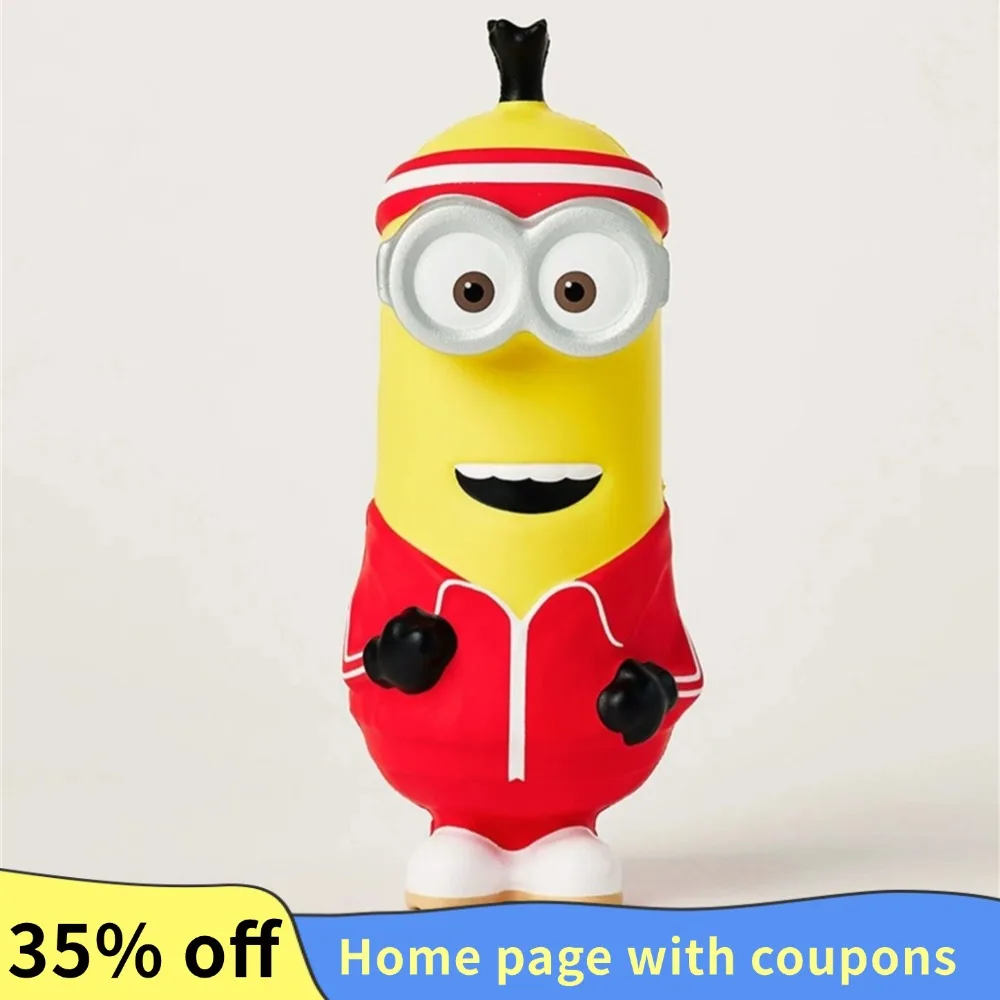 MASDI Minions Trainingsanzug, Quetschspielzeug, Cartoon-Geschenk, PU, langsames Rebound-Spielzeug, 4, niedliche Puppe, Dekompressionsgeschenke