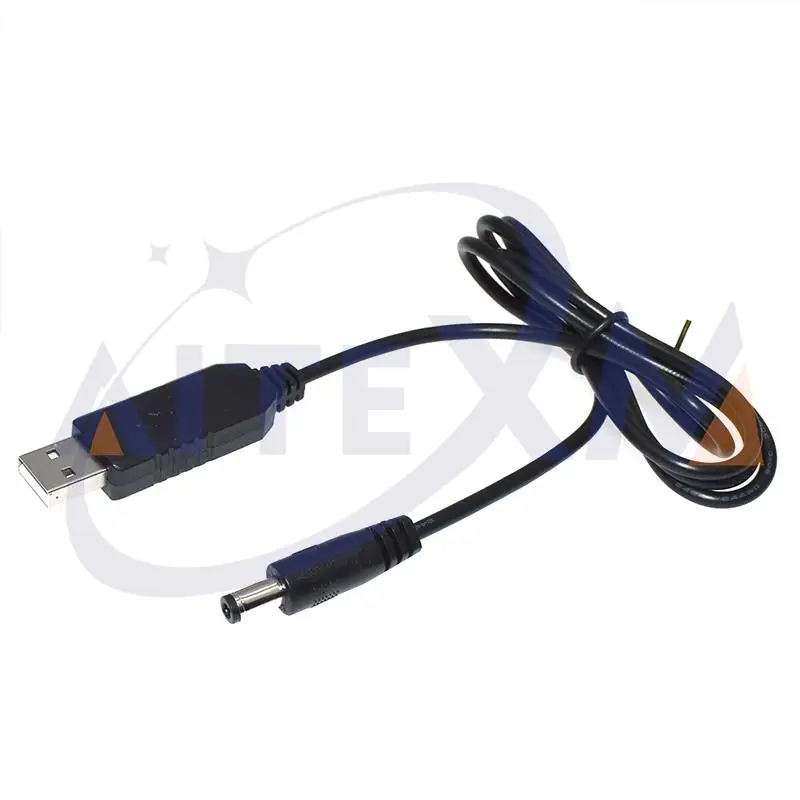 USB Power Boost Line DC 5V To DV 9V / 12V Step Up Module 1M USB Converter Adapter Cable 2.1x5.5mm Plug for Arduino WIFI