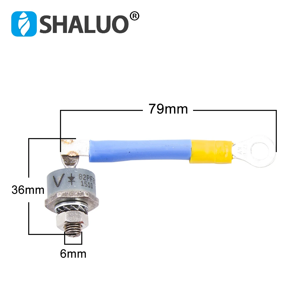 Imagem -02 - Original Leroy Somer Gerador Retificador Diodo 82pfr80 I698b para a Frente 82pf80 I699b Reverso um Par 80a Atual