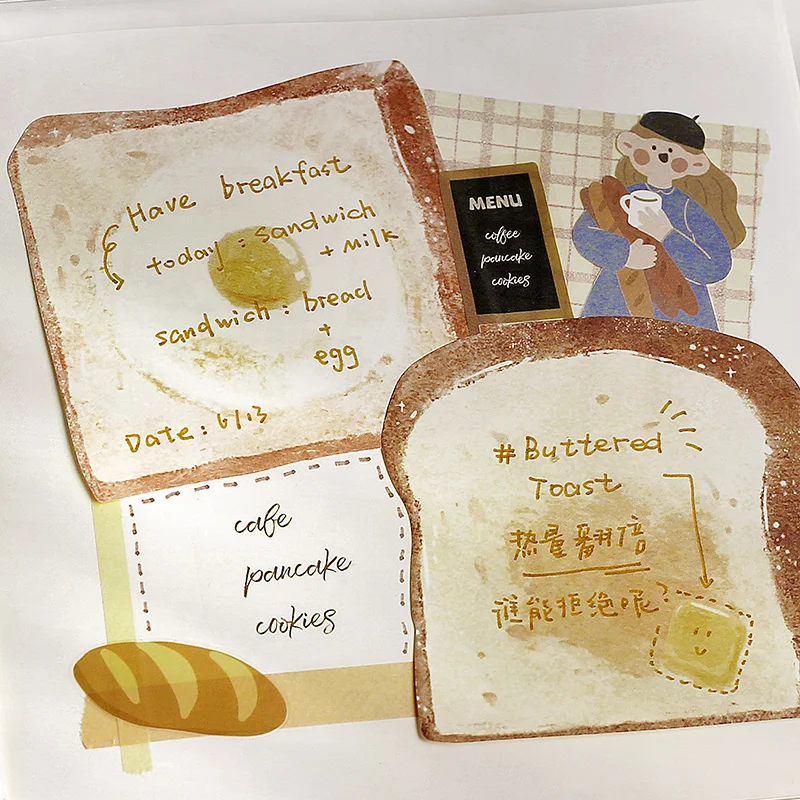 5pcs/Lot Memory Bread Memo