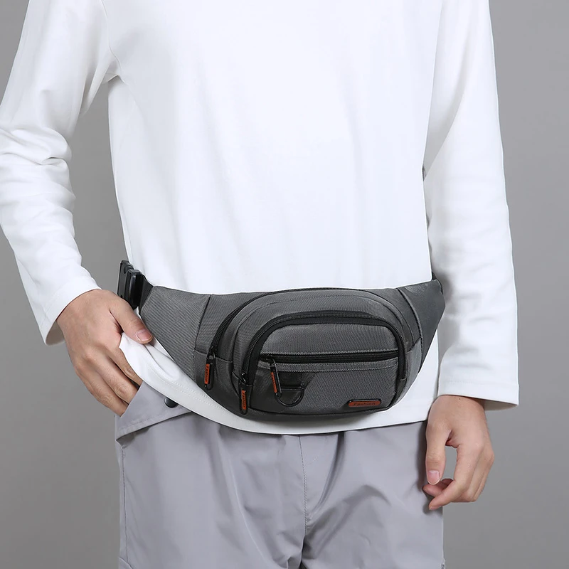 حقيبة خصر ذات سعة كبيرة للرجال والنساء، حقيبة فاني متينة مقاومة للماء، مضادة للسرقة للسفر في الهواء الطلق وحقيبة حزام العمل للمشي لمسافات طويلة #6