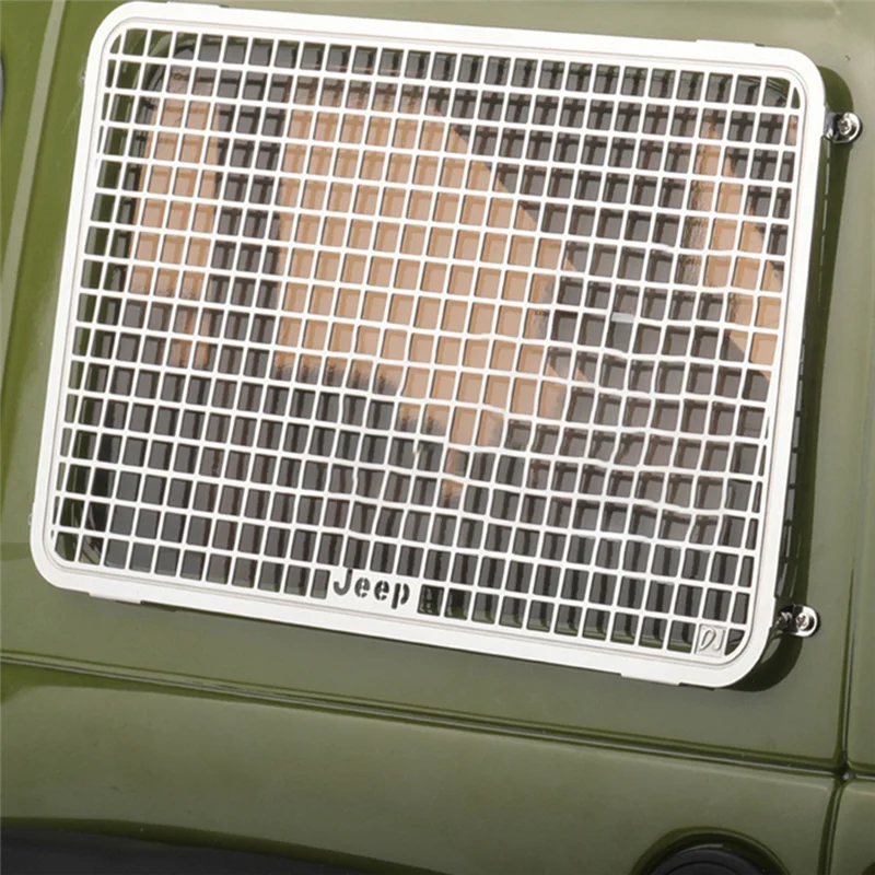 1/6 Metal Window Mesh Side + Rear Window Mesh For AXIAL SCX6 Wrangler Upgrade Parts RC Cars Upgrade Parts Accessories