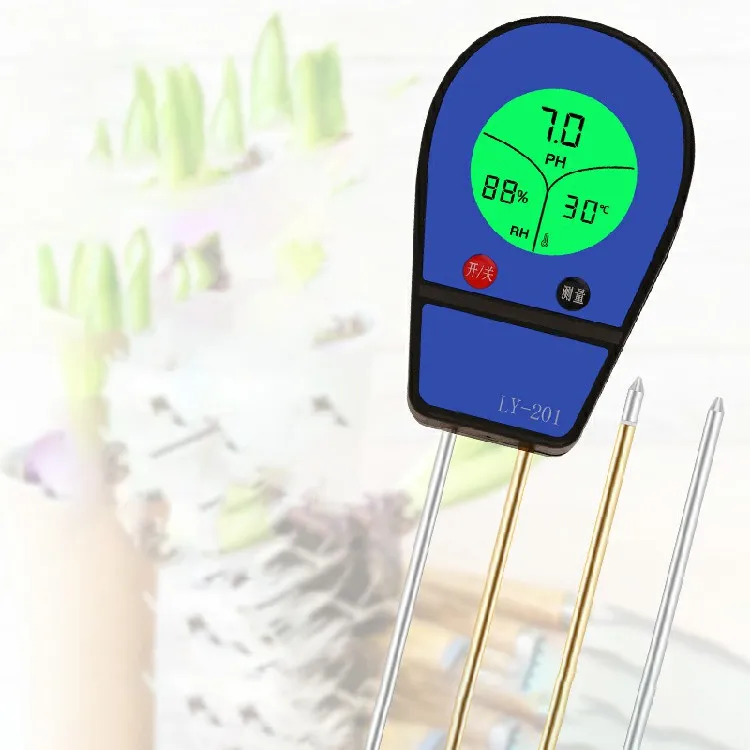 Soil PH meter Digital display three-in-one soil detector