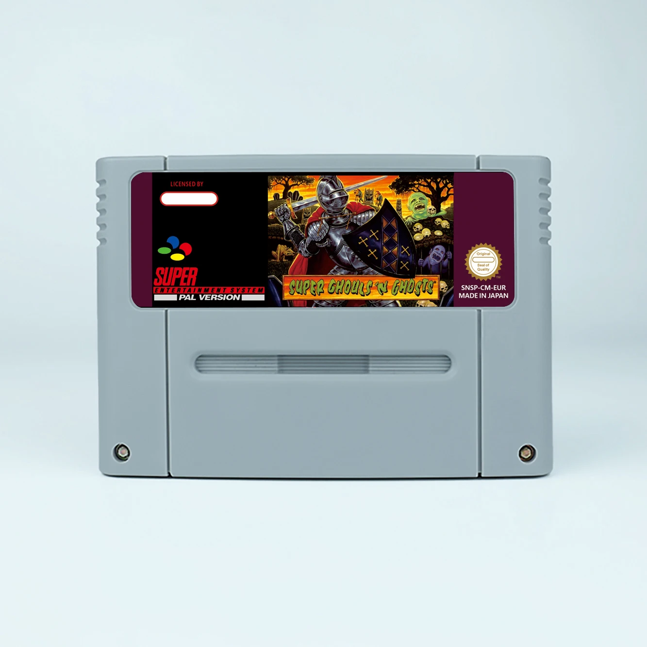 خرطوشة ألعاب الفيديو مع صندوق لsnes ، خرطوشة ألعاب الفيديو 16 بت ، ألعاب سوبر غيس ، الأوروبي ، بال ، الولايات المتحدة الأمريكية ، ntsc