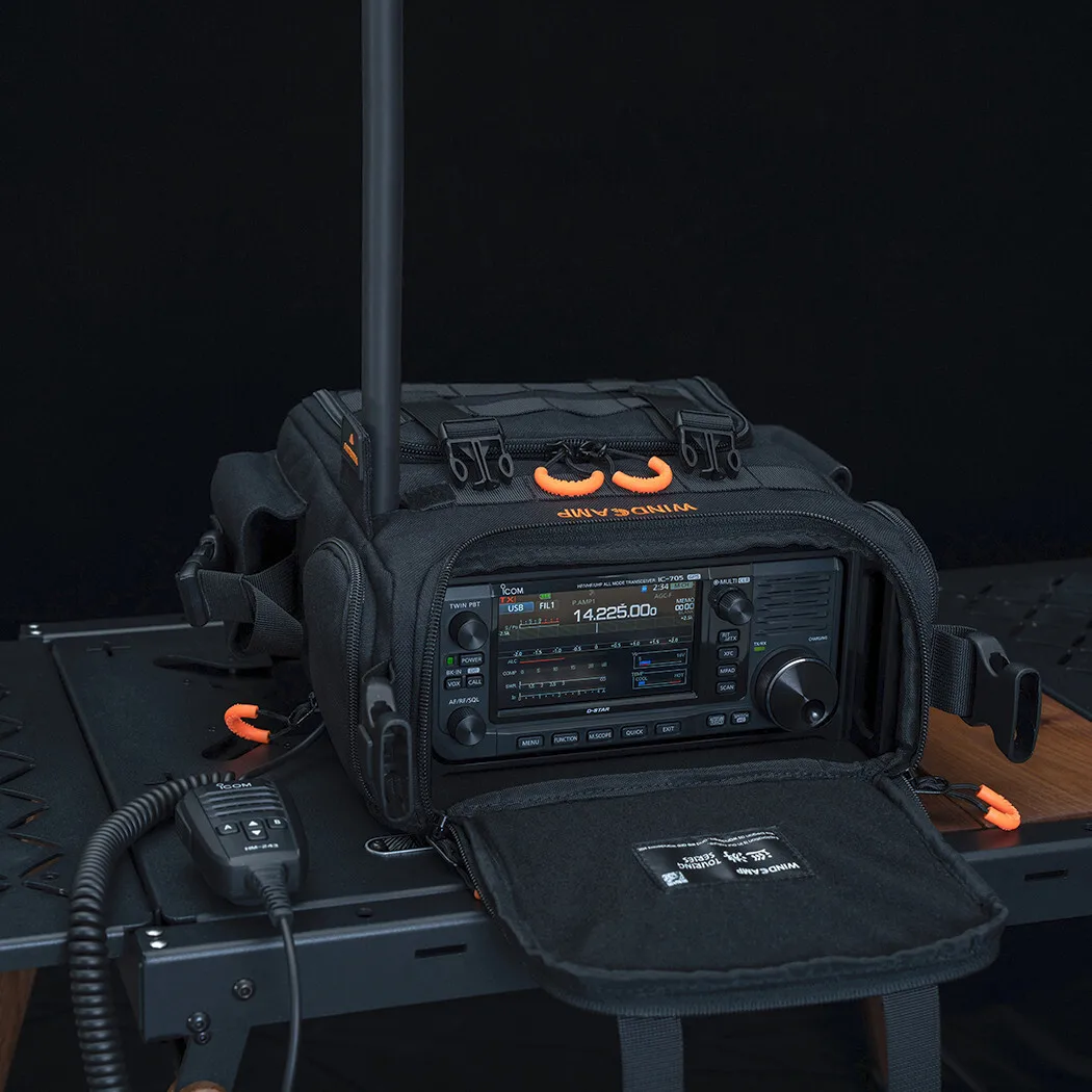 WINDCAMP Funkgehäuse für ICOM IC-705 Field Pack, kompatibel mit LC-192 GO Box