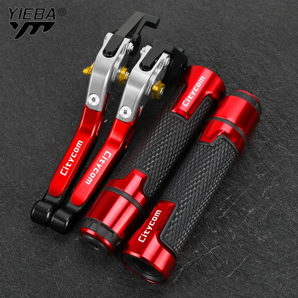 

For SYM CITYCOM Citycom 300i 2013 2014 2015 2016 Motorcycle Accessories Adjustable Brake Clutch Levers Handbar Grips Motocross