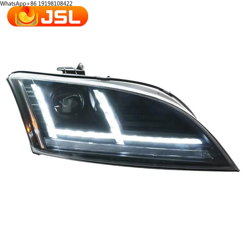 For Audi TT 2006 2007 2008 2009 2010 2011 2012 2013 2014 Emitting Diode Headlight TTRS Headlight Dynamic Steering Signal DRL