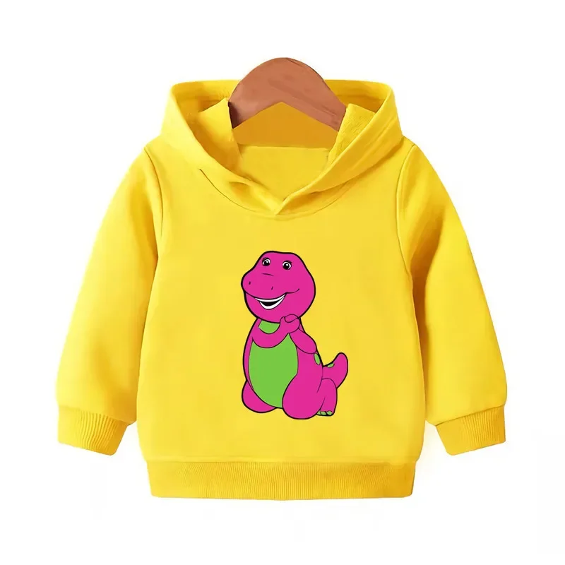 Barney The Dinosaur Cartoon Patches for Clothes Heat Transfer Thermal Stickers DIY T shirt Iron on for Kids Jackets Appliqued