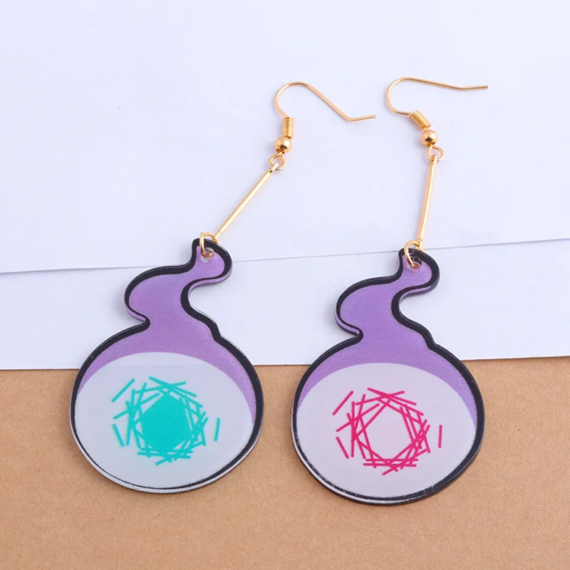 Brdwn Toilet-bound Hanako-kun Yugi Amane Yashiro Nene Cosplay Zinc Alloy Love Couple Earring Halloween Ear Hook