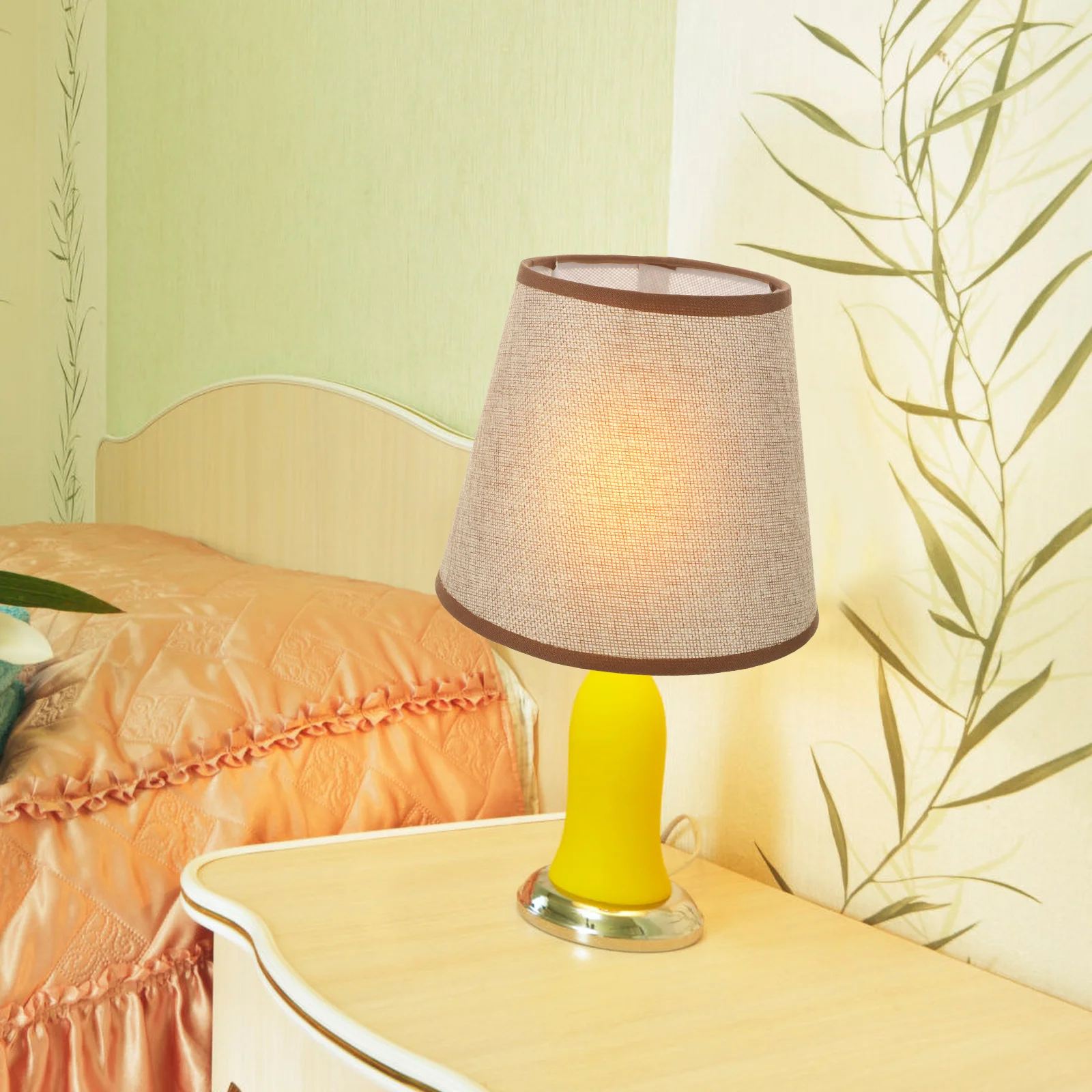 

Cloth Lampshade Fabric Shade For Table Floor Lamp Bedroom Living Lamp Shade Small Room Replacement Drum Light Cover