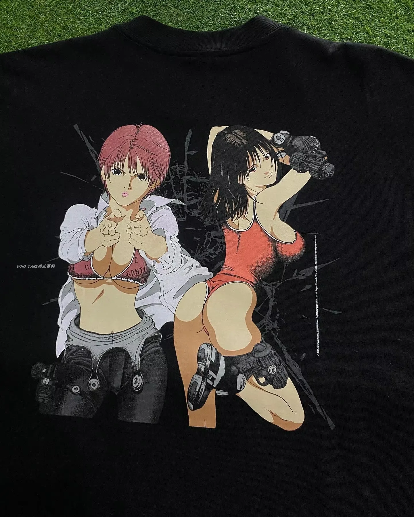 GANTZ Reika und Kishimoto Anime Manga Y2K Grafik-T-Shirt aus Baumwolle, für Herren und Damen, Streetwear-T-Shirt. – Detail 3