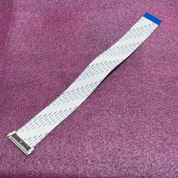 Flexible Flat Cable FFC Cable 30 Pin 1.0 Pitch Oppsite Direction With Connector For TTL LCD Monitor Length can be selected