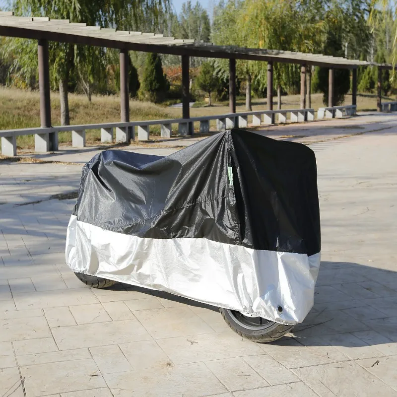 Cross Border Foreign Trade Amazon Motorcycle Cover Car Cover Splicing Anti Snow Windproof Waterproof Thickened Electric Bik