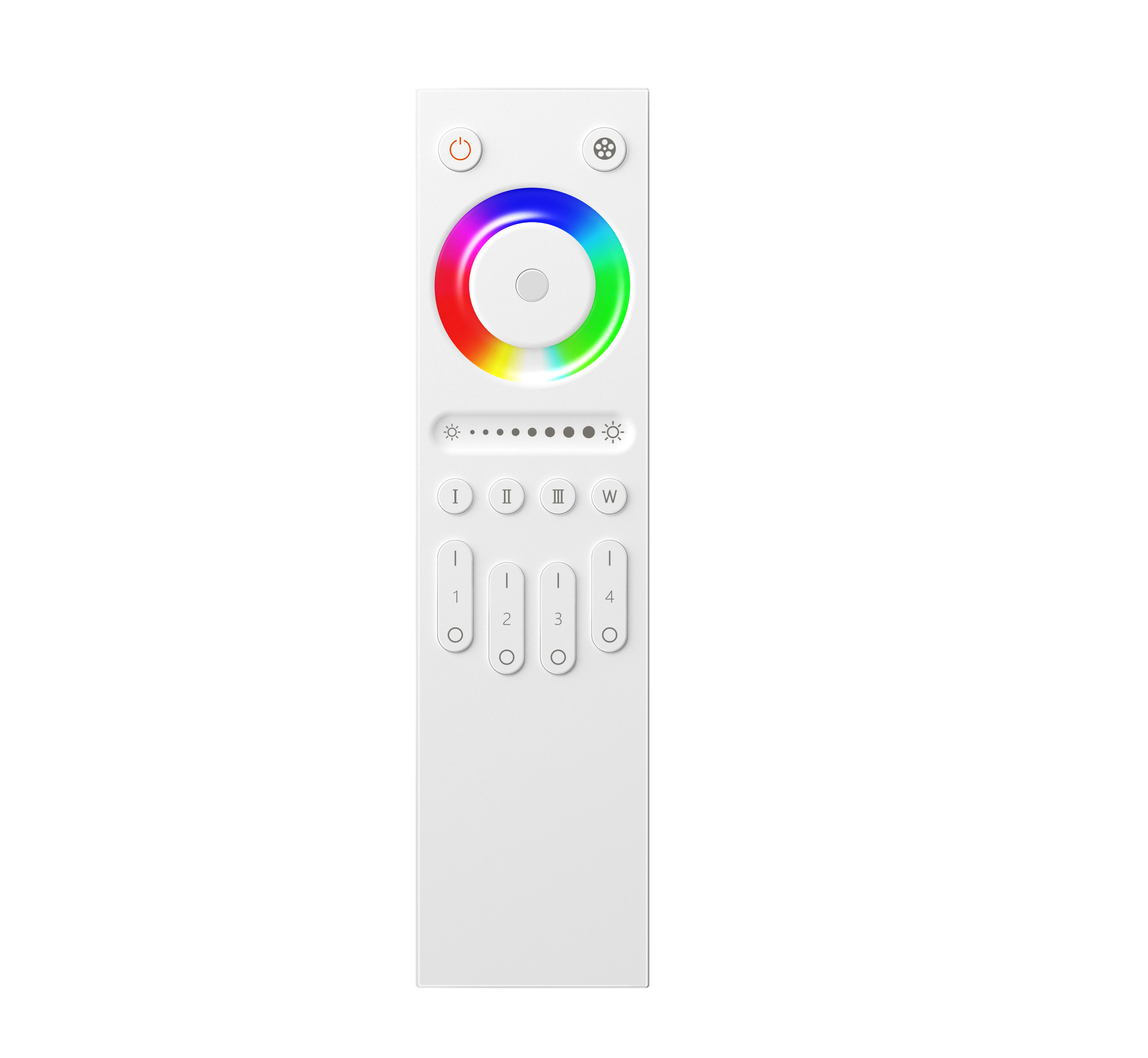 Wireless LED RGBW Remote Control, 4-Zone Controller, 30M Remote Control Range, Suitable for Smart Home Control Q4