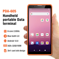 Android 12 PDA Rugged Android Handheld Terminal 6 Inch 3GRAM 32GROM Zebra 2D Scanner Wifi Bluetooth NFC Date Collector