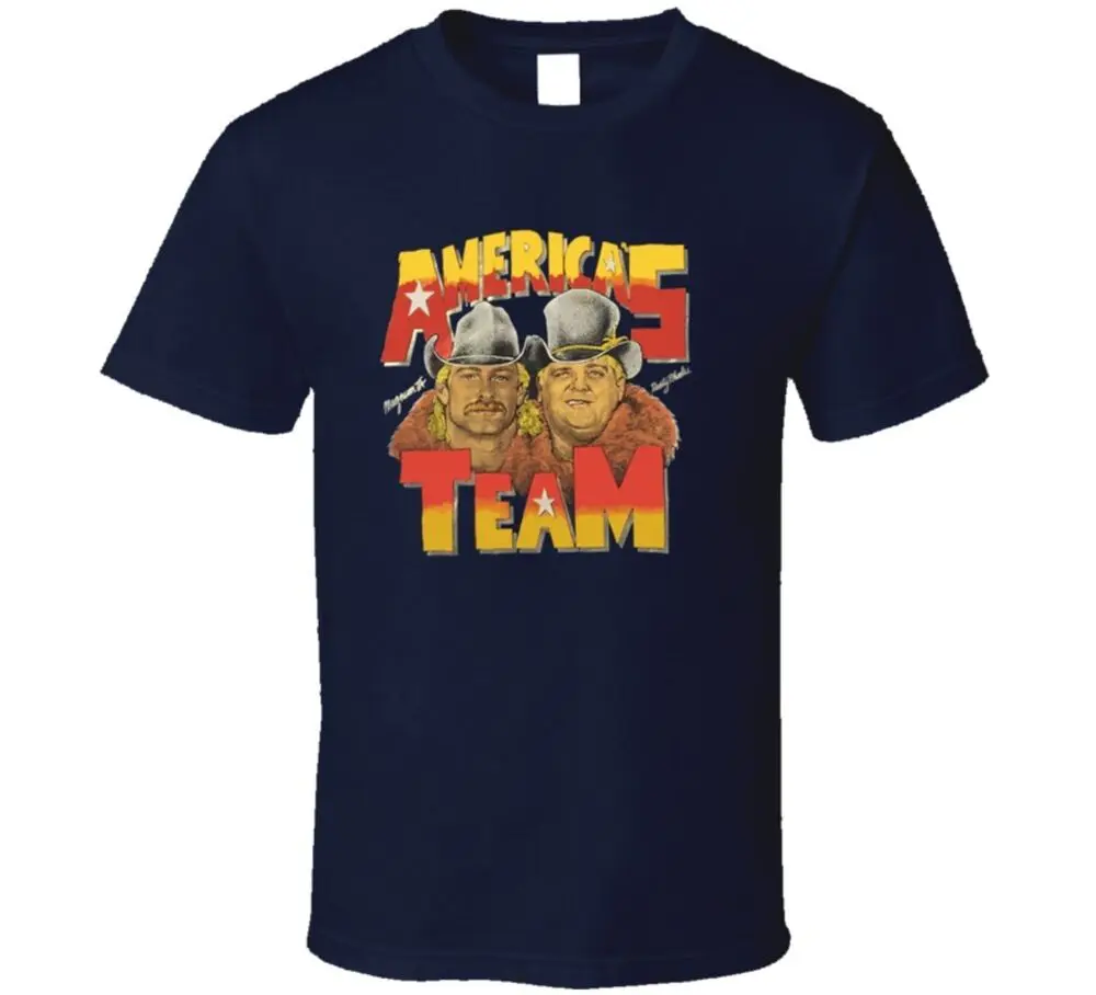 Dusty Rhodes  TA America's Team Wrestling T ShirtHigh Quality 100%Cotton Short Sleeve