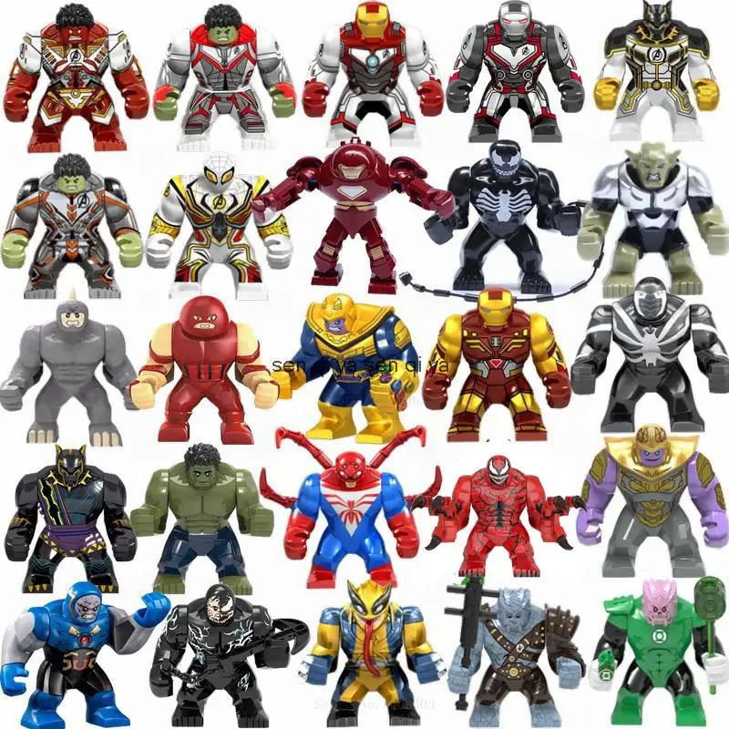 

American Anime Movie Hero Toys Assembled Figure Model Toys Collectible Children Gifts Blind Box Gift Randomly Sent