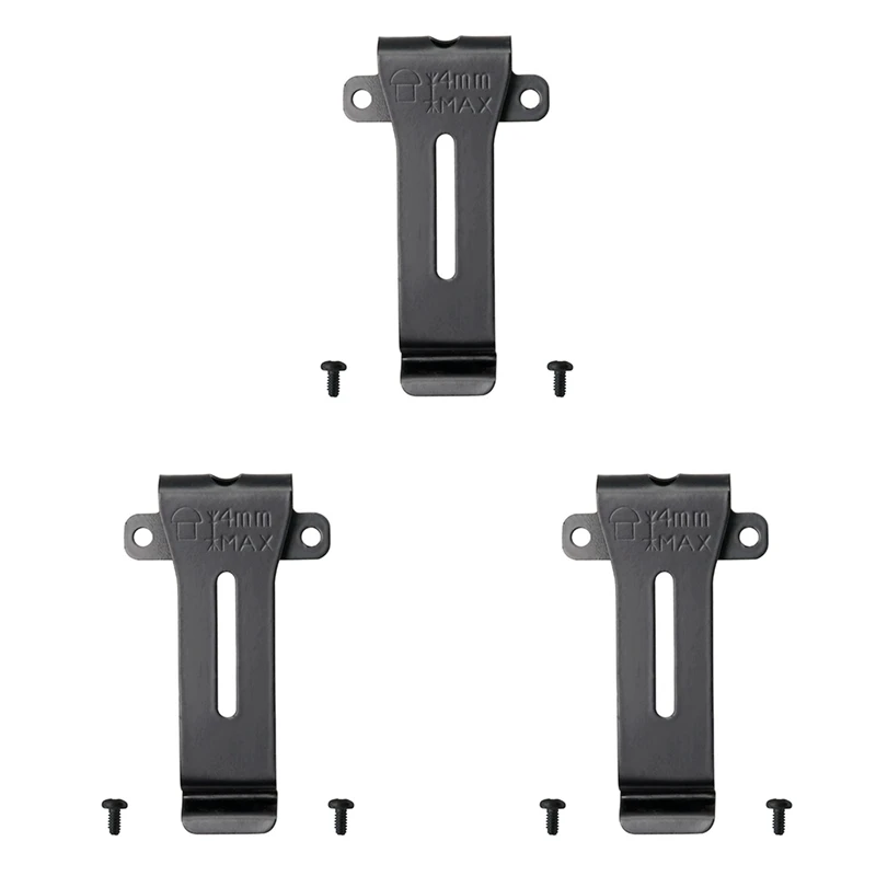 

Hot Sale3x Belt Clip For LINTON LT-6100 Two Way Radio Walkie Talkie Belt Clip