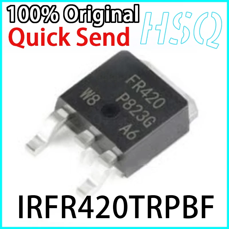 

10PCS New Original IRFR420TRPBF Screen Printed FR420 SMT TO252 Field-effect Transistor