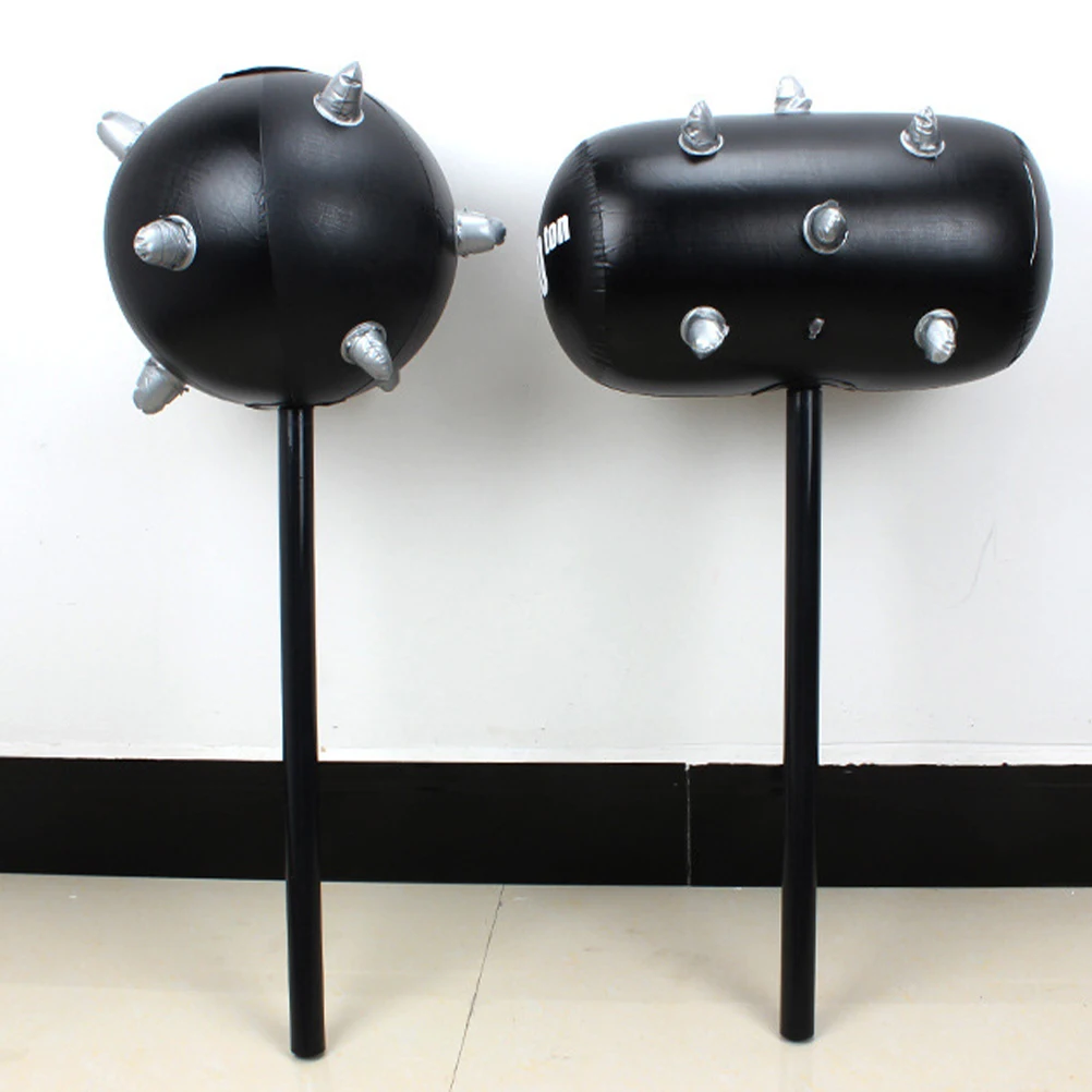 

2 Pcs Beach Inflatable Hammer Pool Party The Work Tools Children Pvc Kids Mallet