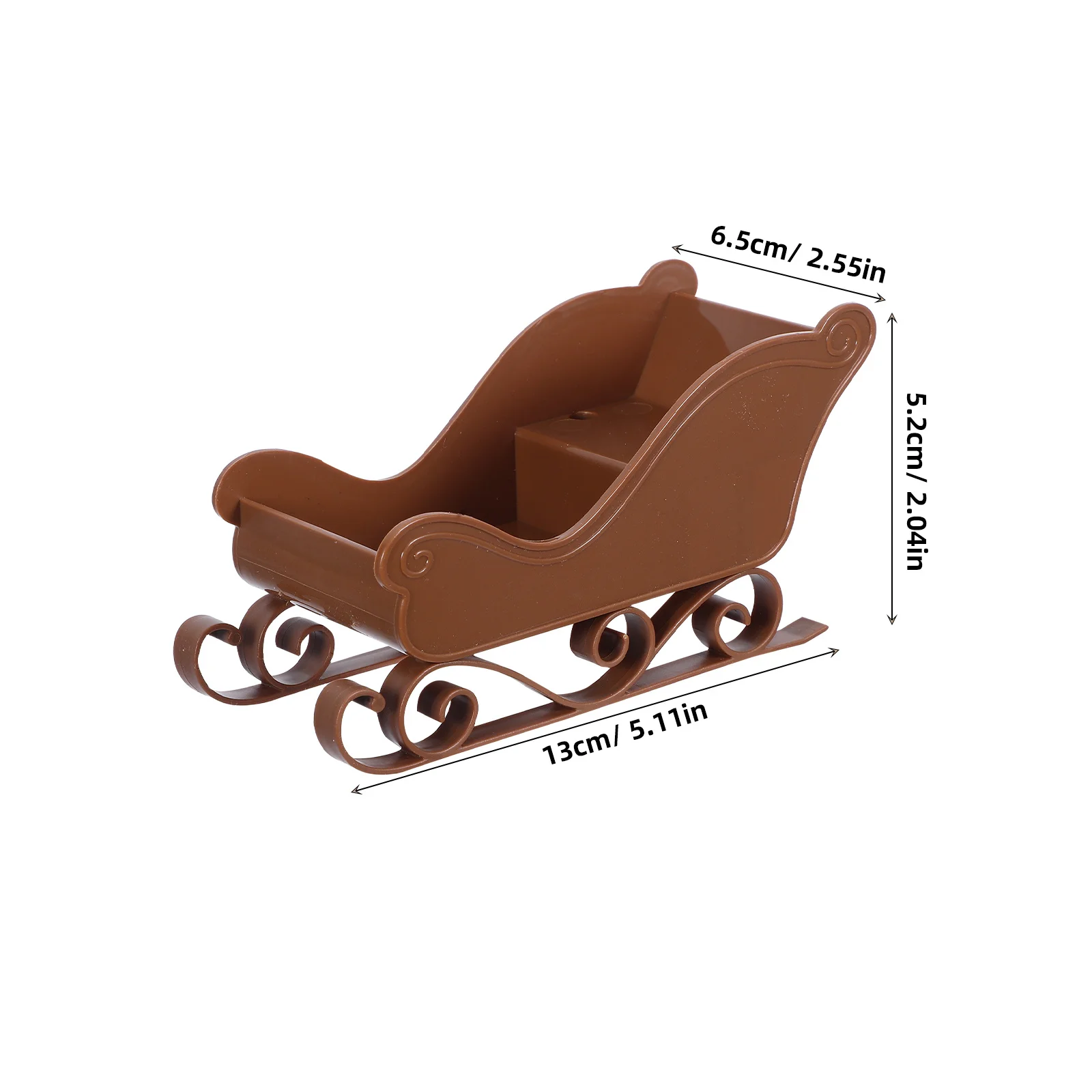 3 قطع من زينة مزلقة عيد الميلاد بتصميم فريد من نوعه على سطح الطاولة لتزيين الرف لمستلزمات حفلات العطلات زلاجات عيد الميلاد