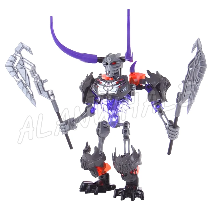 9types Bionicle Mask of Creation Skull Spiders Tahu Kopaka Onua Warrior Slicer Scorpio Building Block Toys Compatible With Model