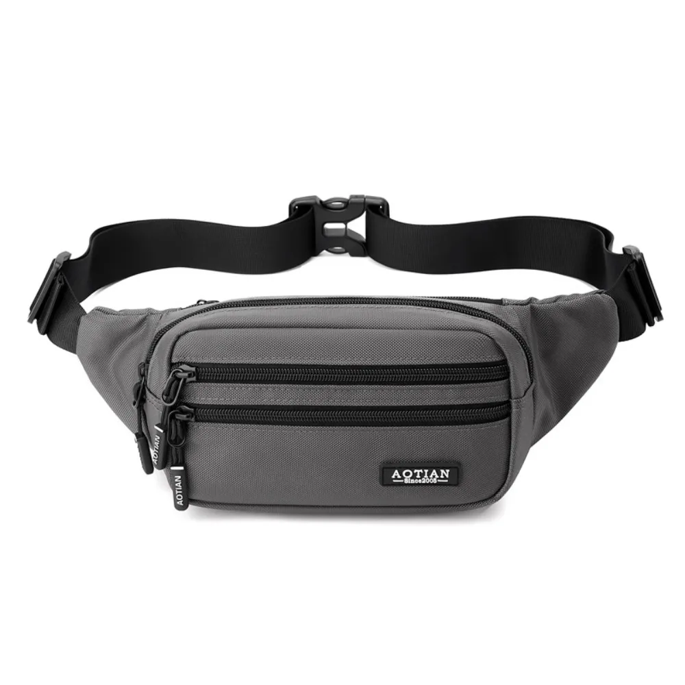 

Large Capacity Running Waist Bags Wear-resistant Multi-function Sports Phone Bag Waterproof Storage Men Chest Bag Outdoor Riding
