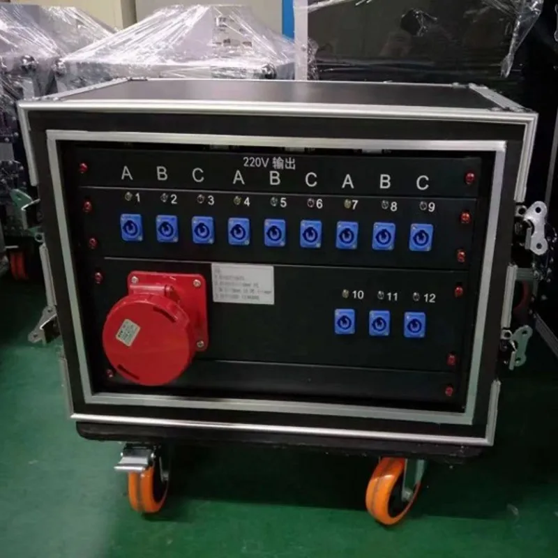 

Rental LED display Screen Mobile power distribution cabinet with flight case