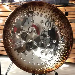 Sound Healing Gongs-Nickel Alloy Gong Mirror Chau Gong with Points 18
