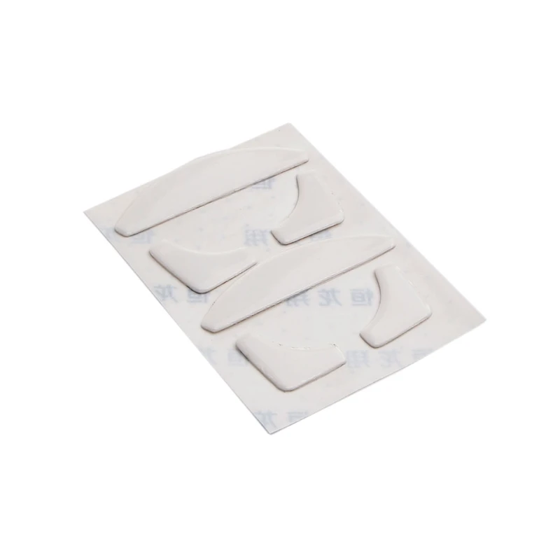 2แพ็ค Gaming Mouse Skates แผ่นรองเมาส์สำหรับ Razer-DeathAdder เมาส์สีขาว Glides Curve Edge