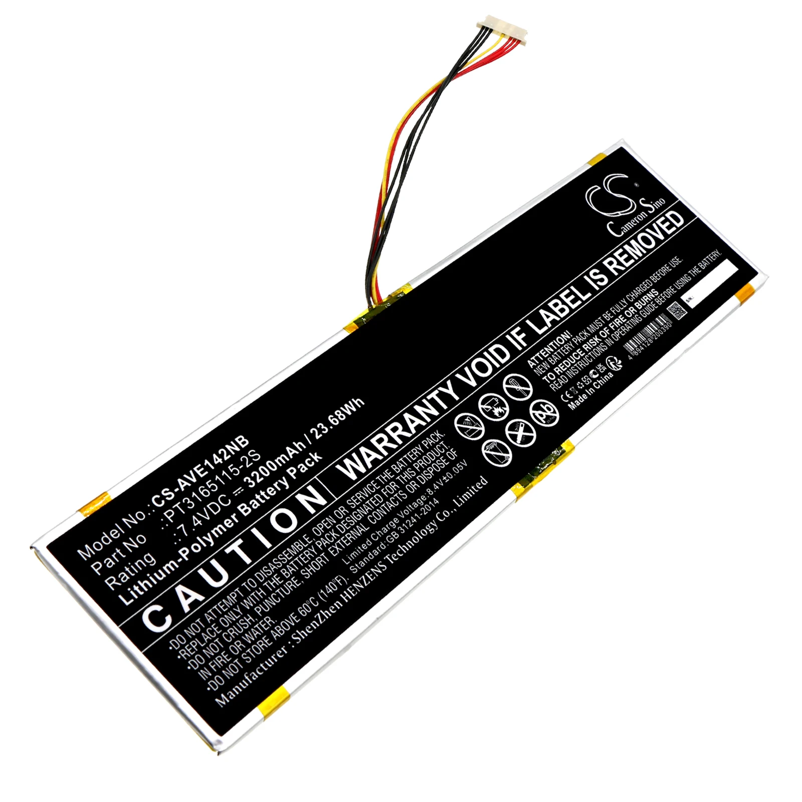 

CS Replacement Battery For Avita Essential NE14A2 PT3165115-2S 3200mAh / 23.68Wh
