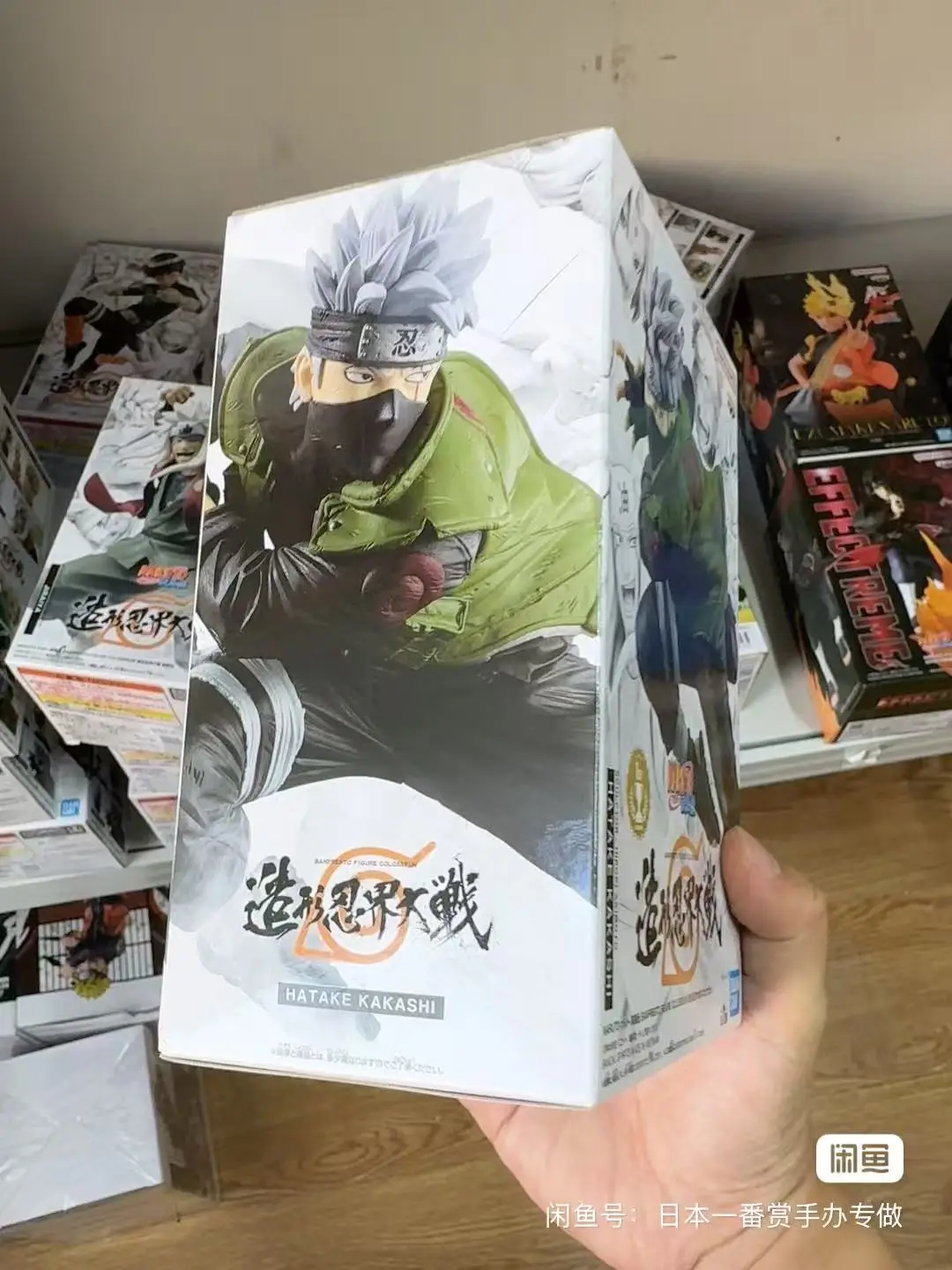 In Stock Bandai Banpresto Original Naruto Figure Colosseum Hatake Kakashi Model Doll Brand New Boxed Action Figure Figurine