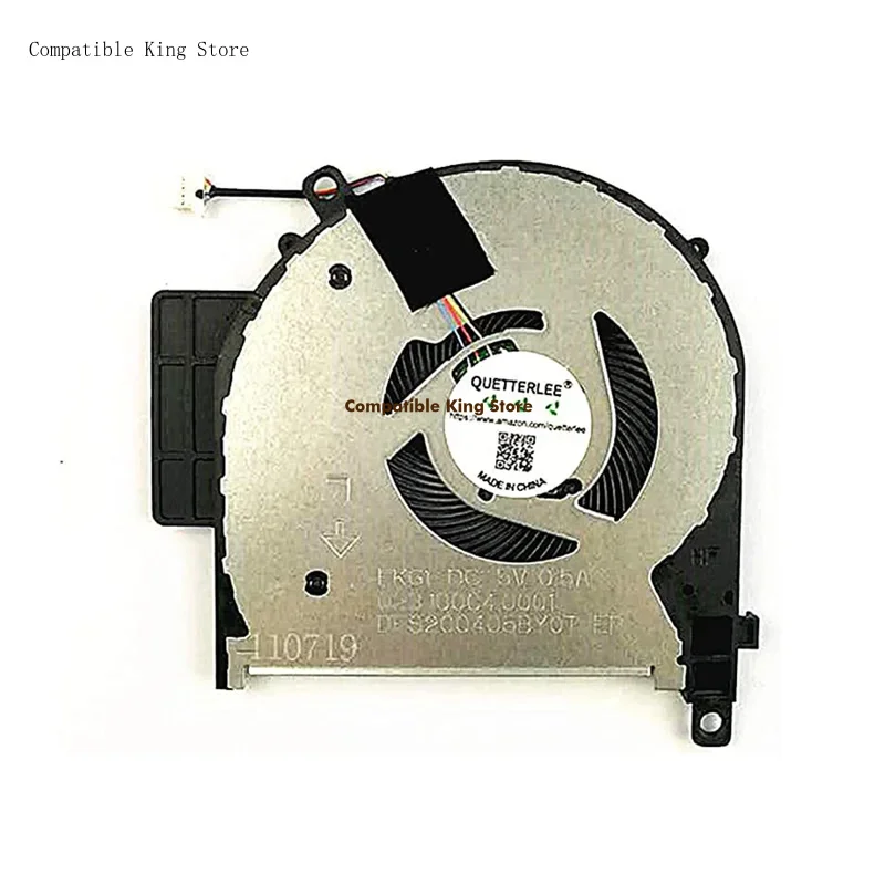 D Replacement New CPU Cooling Fan  For HP Envy 15-CP 15-CN 15M-CP 15-cp0053cl 15-cp0076nr 15-cp0078nr Series L23569-001 Fan