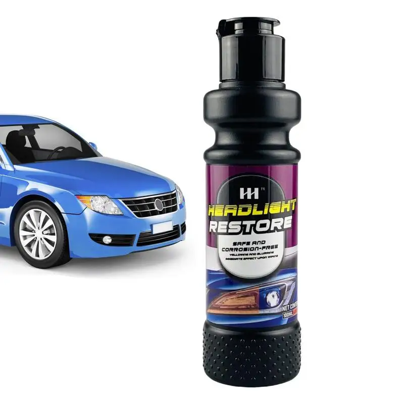 

Car Headlight Restorer Cleaner 100ml Headlight Cleaner For Restoration Headlamp Lens Restore Cleaner For Motorcycles Cars RVs