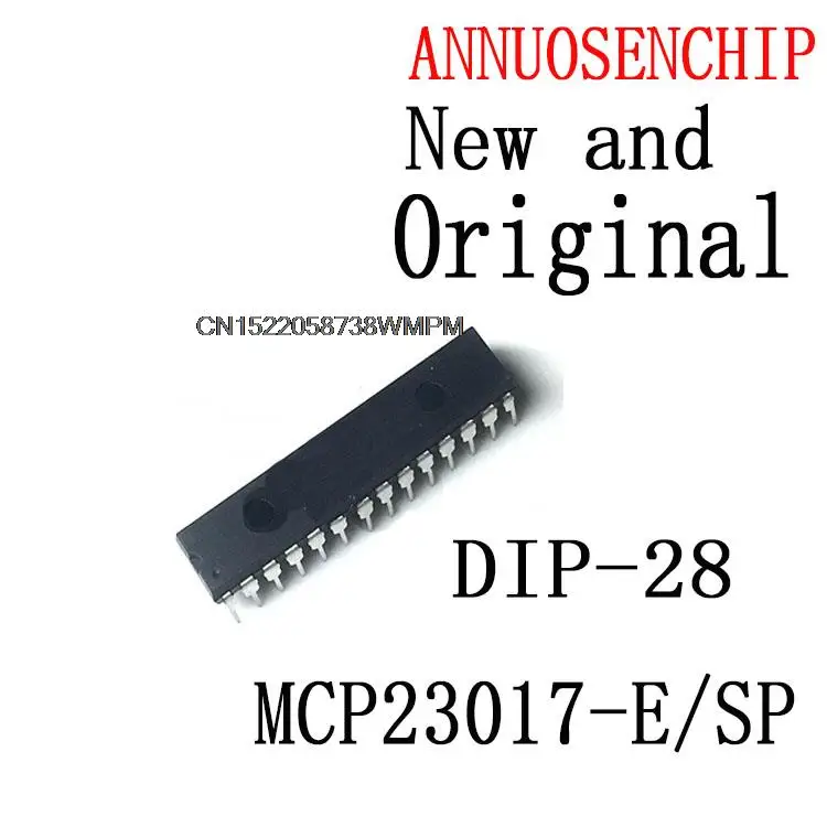 50PCS MCP23017 DIP-28 IC In stock! MCP23017-E/SP