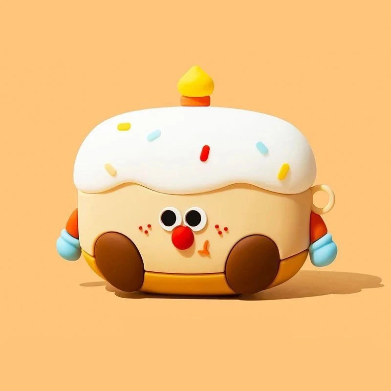 حافظة سماعة رأس ثلاثية الأبعاد لهاتف VIVO IQOO TWS Air 3 حافظة واقية لهاتف VIVO IQOO TWS Air 3 Pro أو A4 غطاء سيليكون كرتوني إبداعي لطيف #6