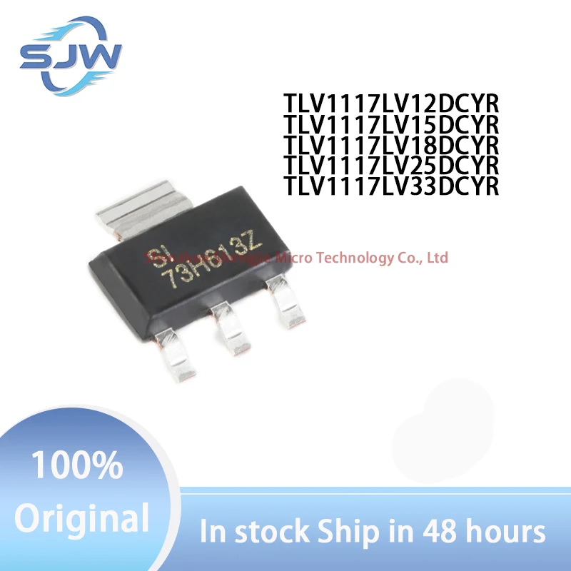 

TLV1117LV12DCYR TLV1117LV15DCYR TLV1117LV18DCYR TLV1117LV25DCYR TLV1117LV33DCYR SOT-223 SI VR SH VS TJ Linear voltage regulator