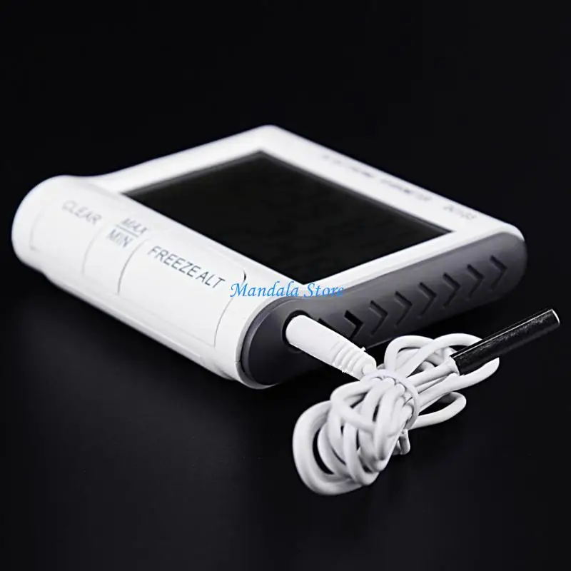 U2JC ميزان الحرارة الإلكتروني الرطوبة كاشف درجة الحرارة والرطوبة في الأماكن المغلقة