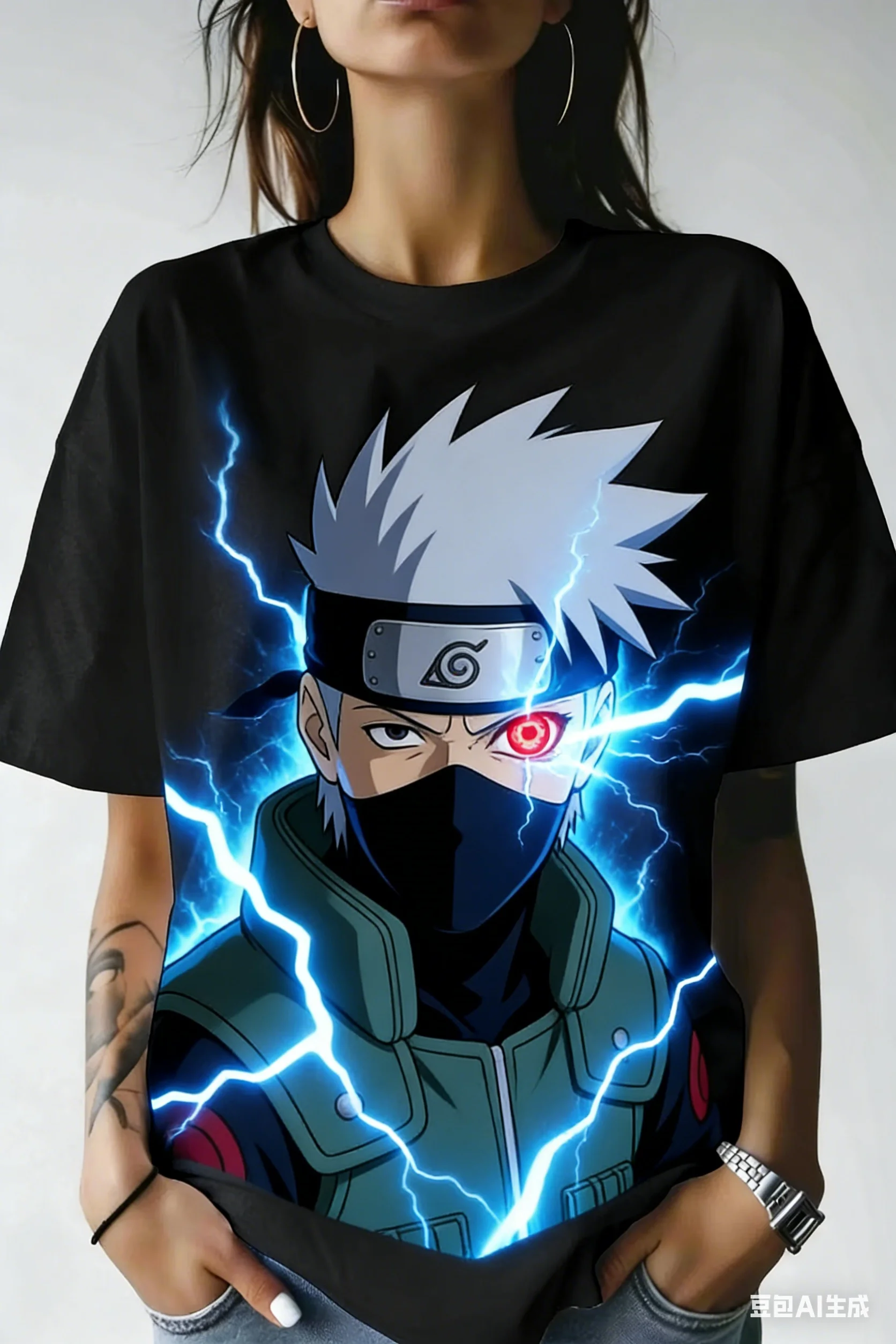 

2026 New Trendy Brand Design Naruto Nine-Tails Mode Fashionable and Versatile, Unique Style