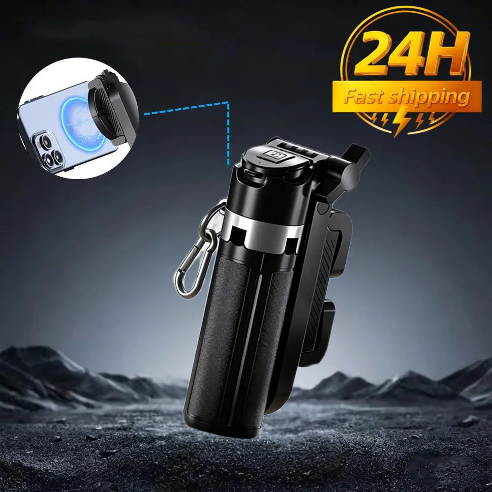 Pocket Mini Bluetooth Magnetic Selfie Stick Telescopic Multifunctional Tripod Stand for IPhone Android Magsafe Travel Monopod