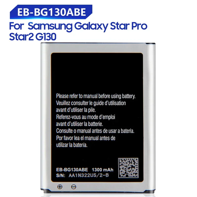 Replacement Phone Battery For Samsung Galaxy Star 2 Star Pro Star2 G130 with NFC Function EB-BG130ABE 1300mAh