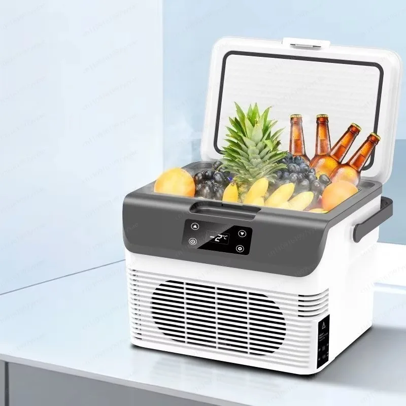 Portable car refrigerator 12V 24V 220V car refrigerator dual-purpose car truck household mini refrigerator electric ice box